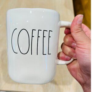 Rae Dunn COFFEE Ceramic Mug Artisan Collection by Magenta Numbered 189 White New